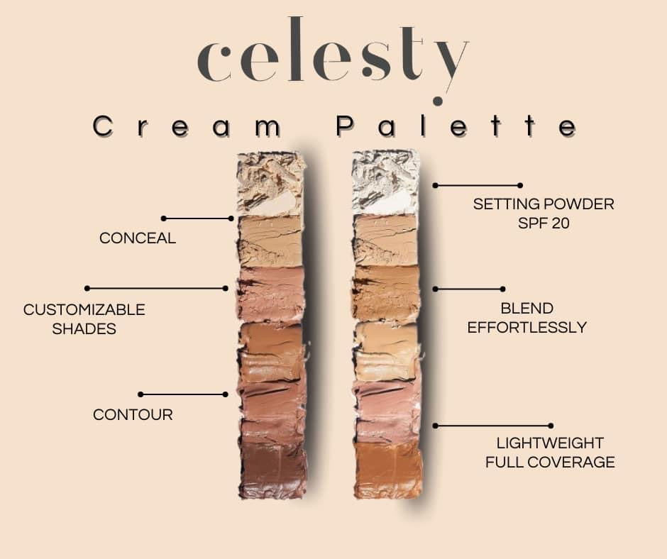 cream palette / light-medium