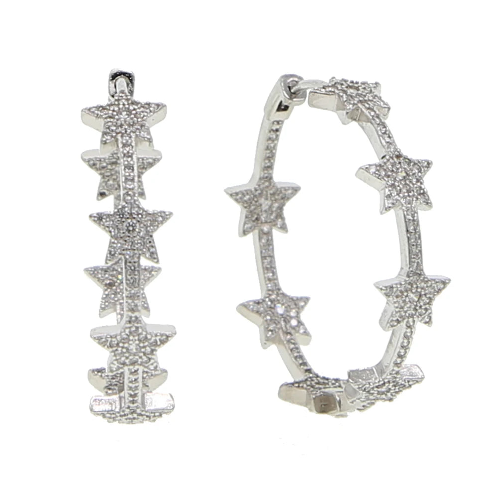 USA Hoop Earrings