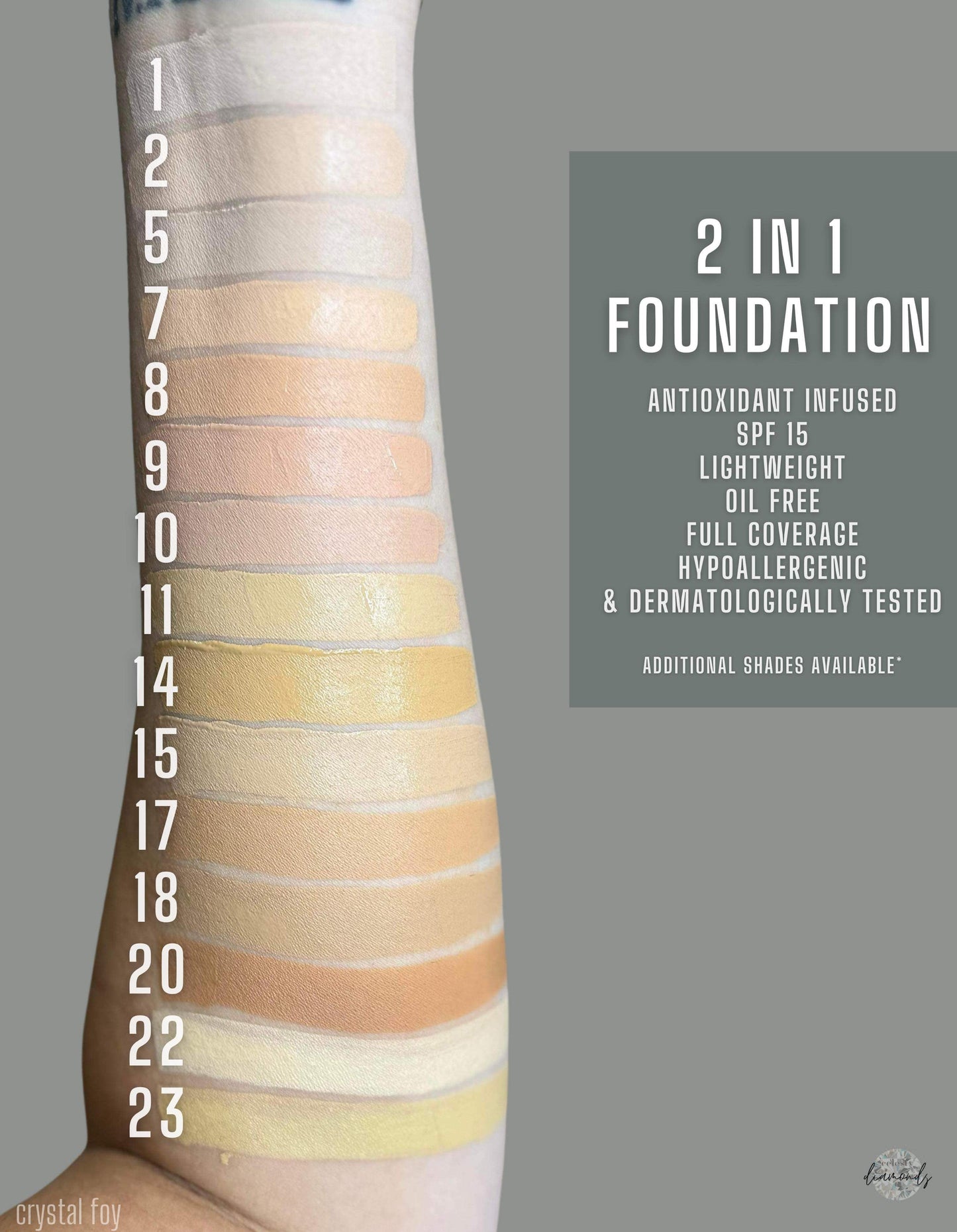 Total Cover Foundation & Concealer - Celesty