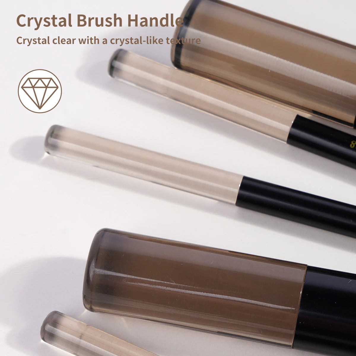 13PCS Makeup Brush set - Bronze/black