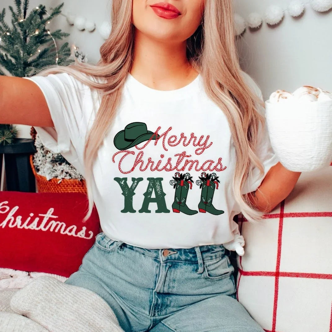 Merry Christmas Y'all tee