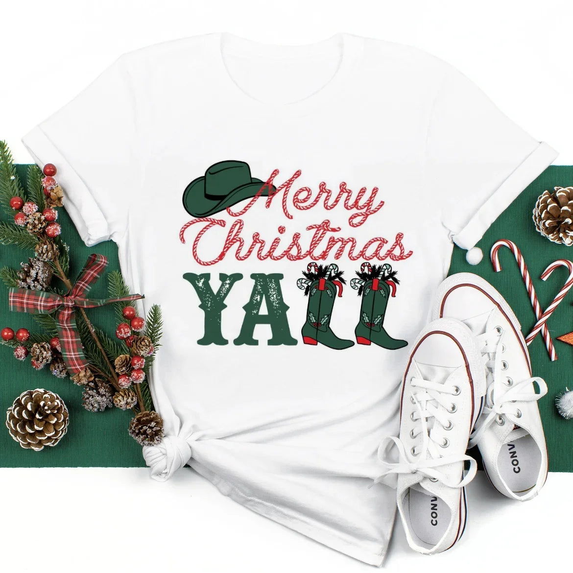 Merry Christmas Y'all tee