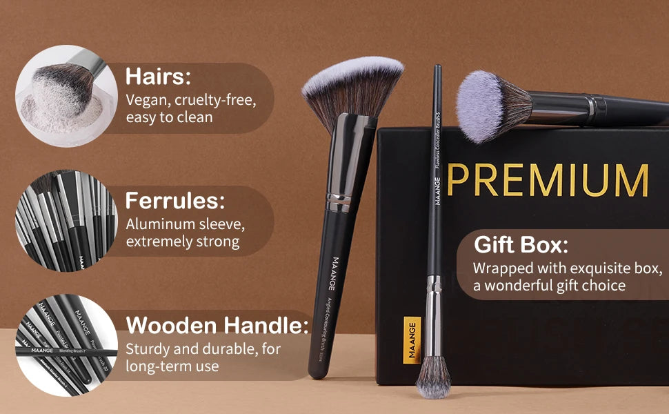 25 piece Professional Brush box