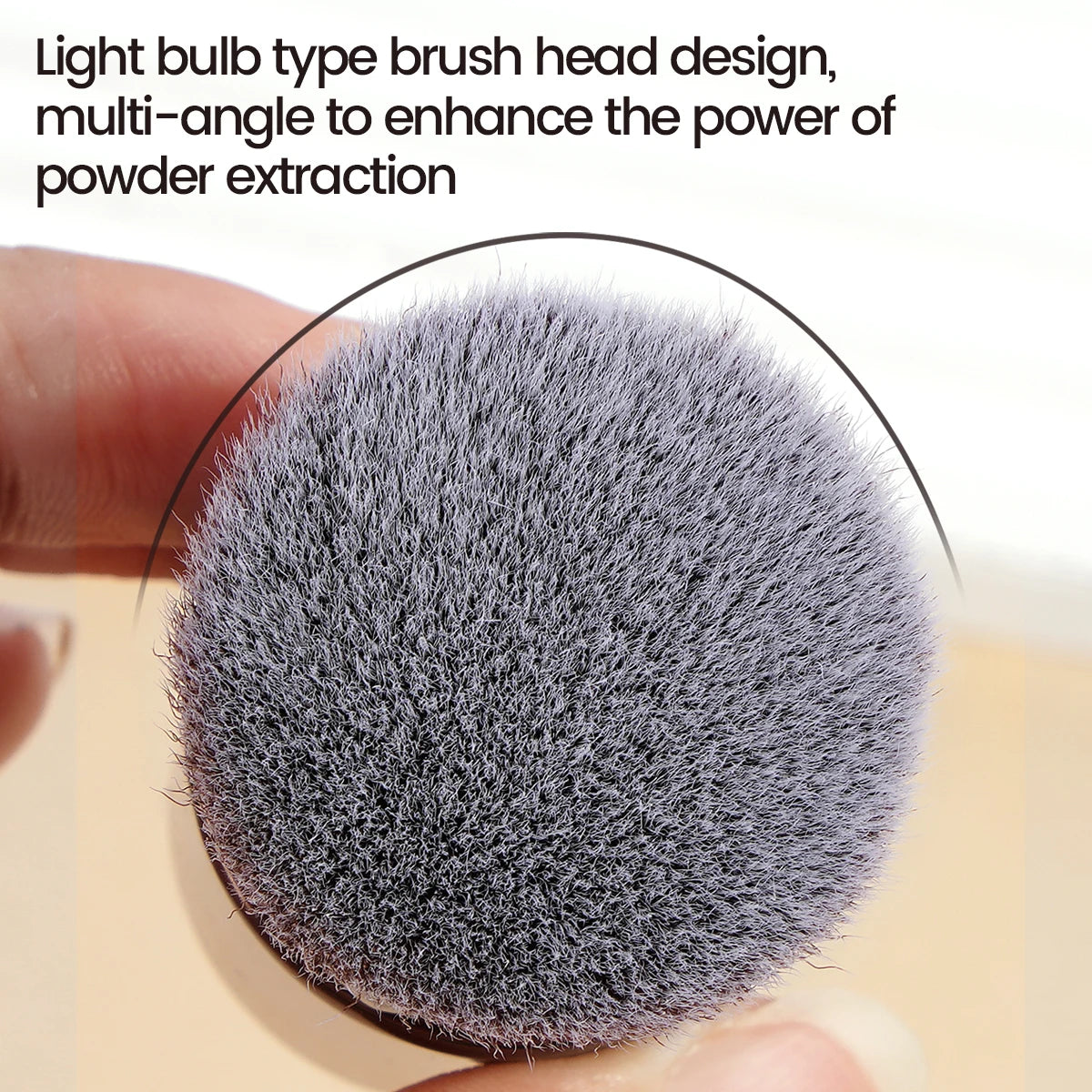 Retractable Kabuki brush