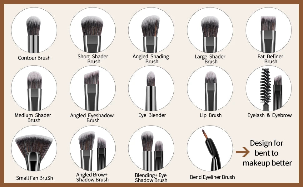 25 piece Professional Brush box