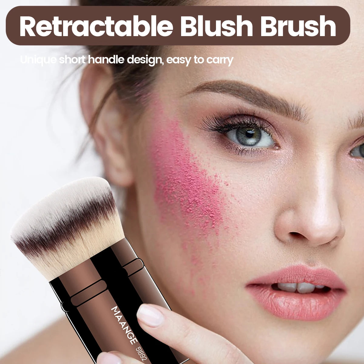 Retractable Kabuki brush