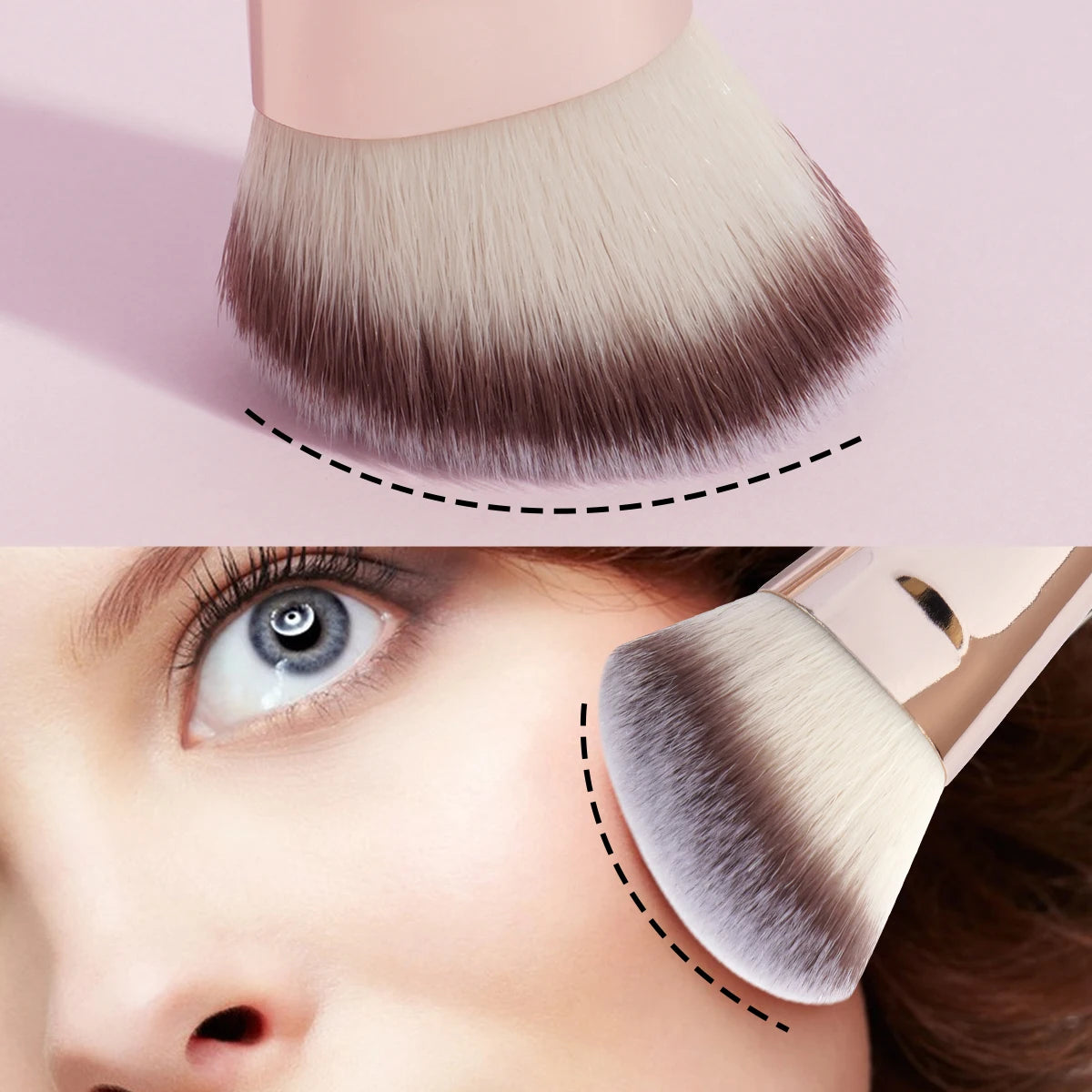 2pcs/set Makeup Brush Dual-end Foundation & powder brushes