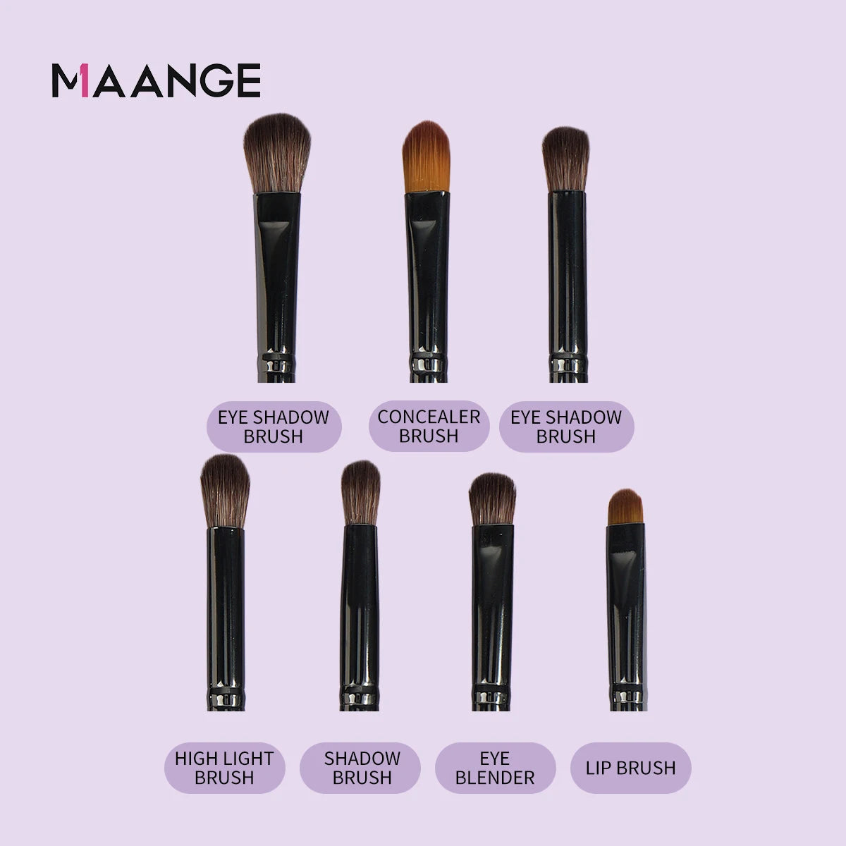 7 piece Eyeshadow brushes