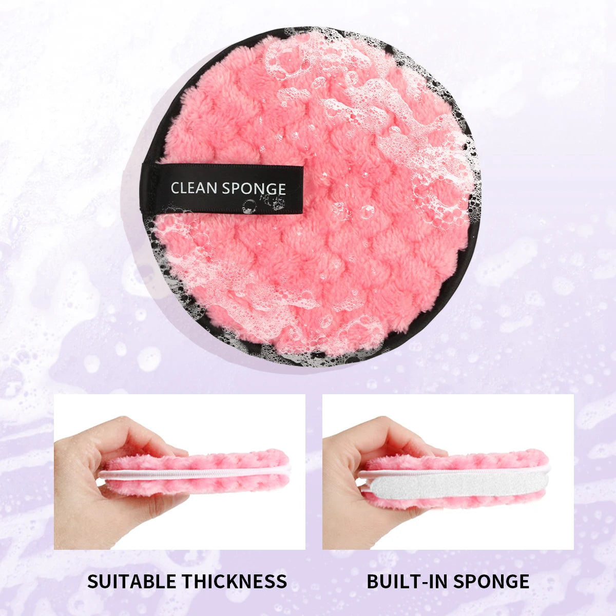 18pcs/set Reusable Makeup Remover Pads